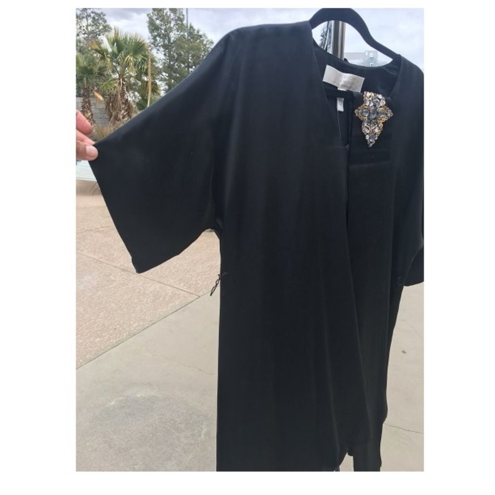 American Glamour Badgley Mischka silk tunik S new